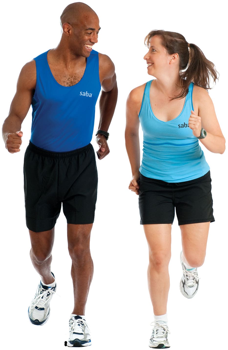 Two People Jogging